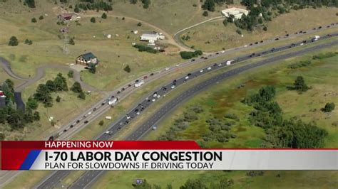 I-70 congestion expected as Labor Day travelers return home